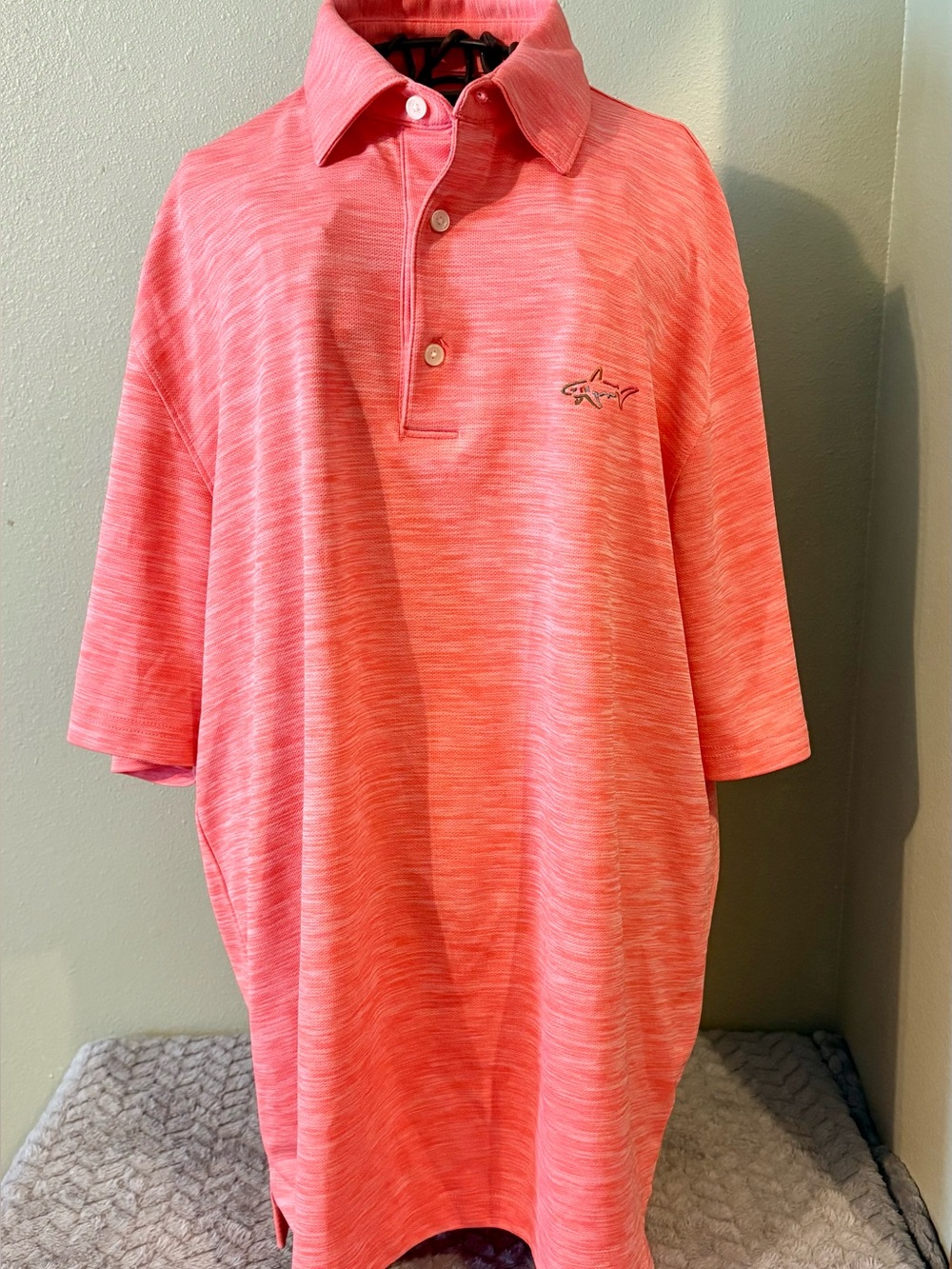 Greg Norman Collection Coral Heather Polo